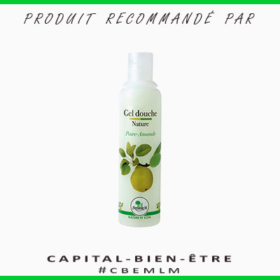 Gel douche nature poire amande - 200 ml