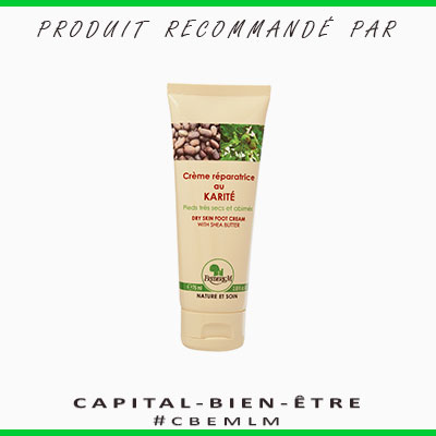 Crème réparatrice au karité pieds très secs & abîmés - 75 ml